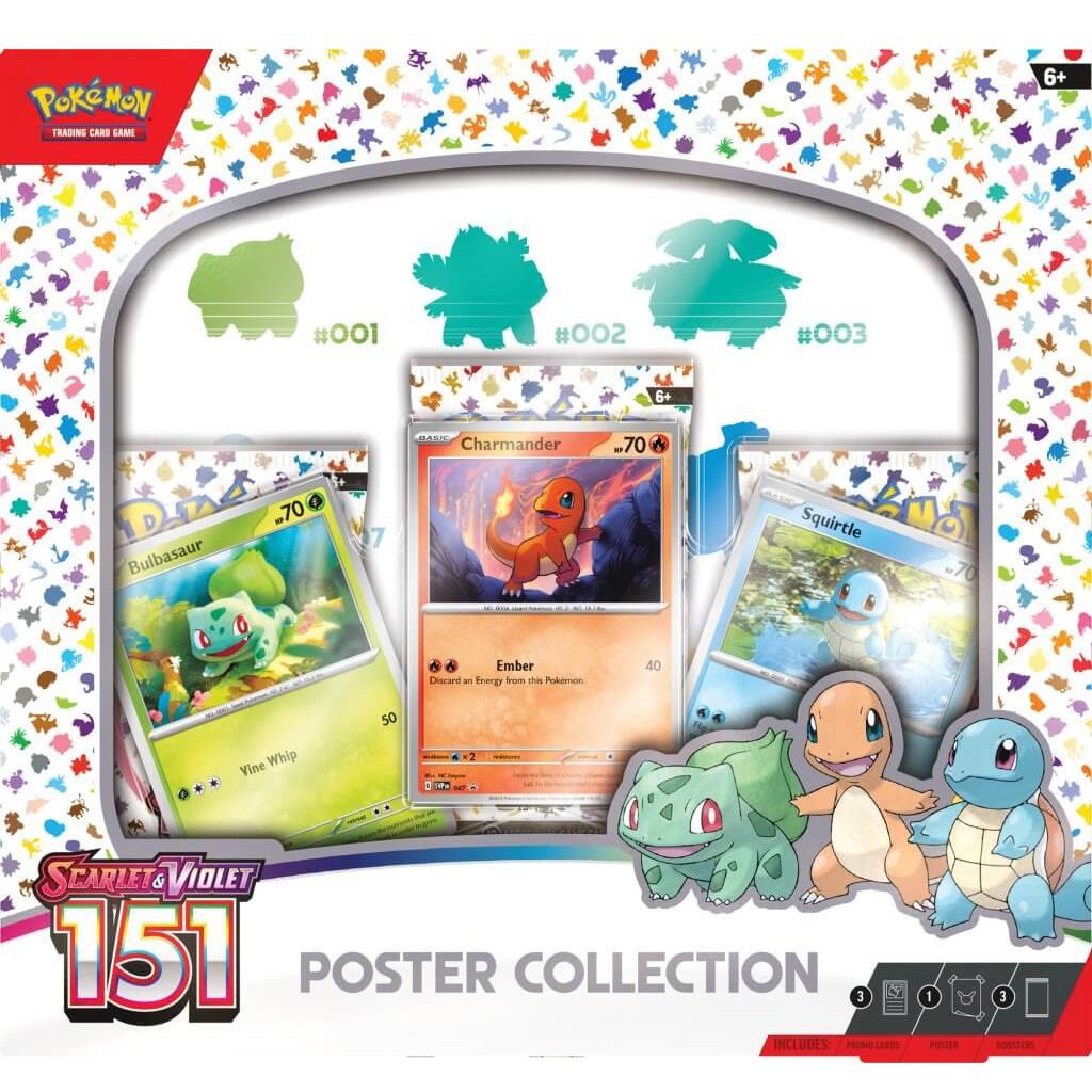 Poster Collection from Scarlet & Violet 151 Pokémon card set